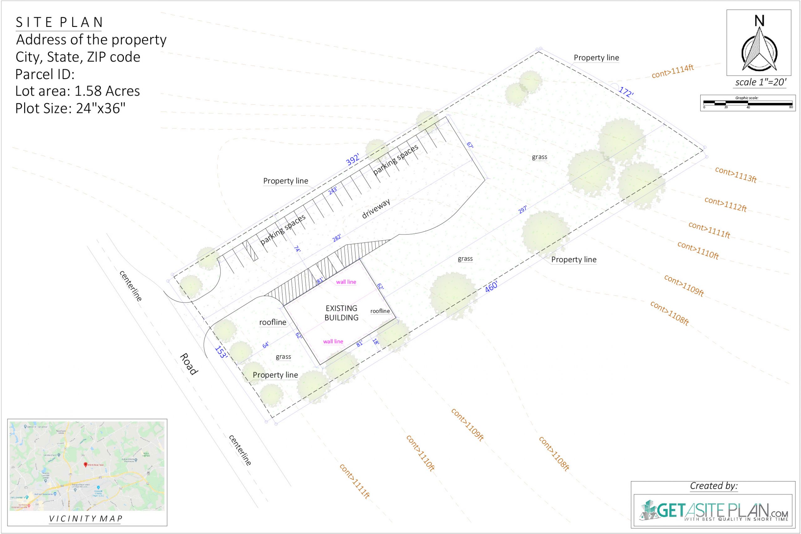 Gold Package Site Plan Residential / Commercial – Get A Site Plan