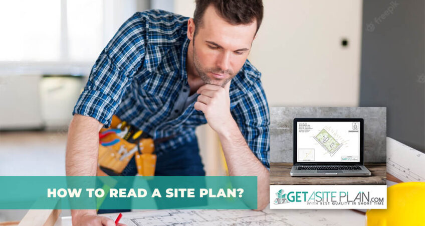 How to read a site plan