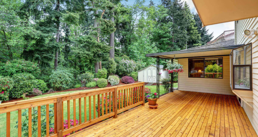 Building permit for a deck