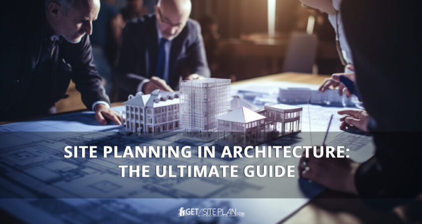 Site plan in architecture