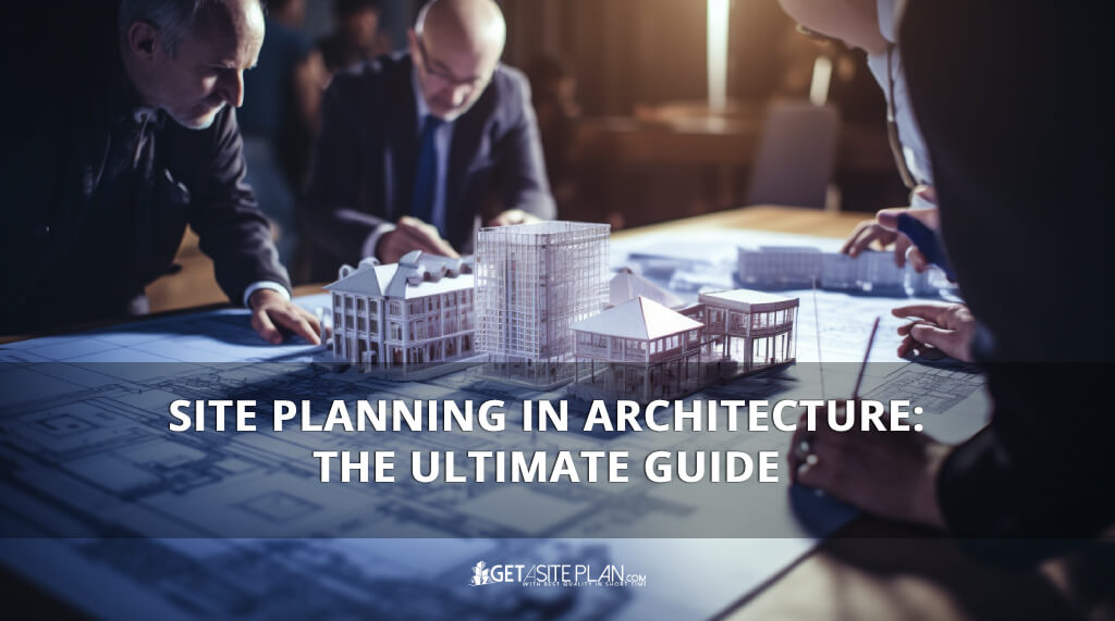 Site plan in architecture