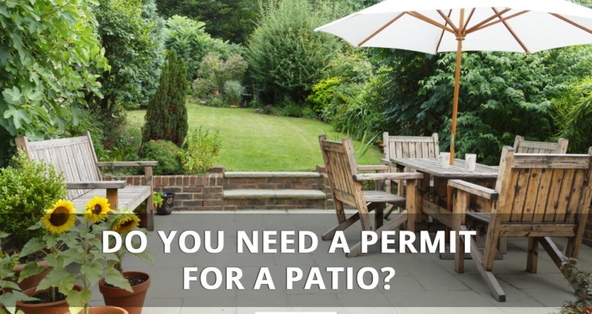 Permit for patio