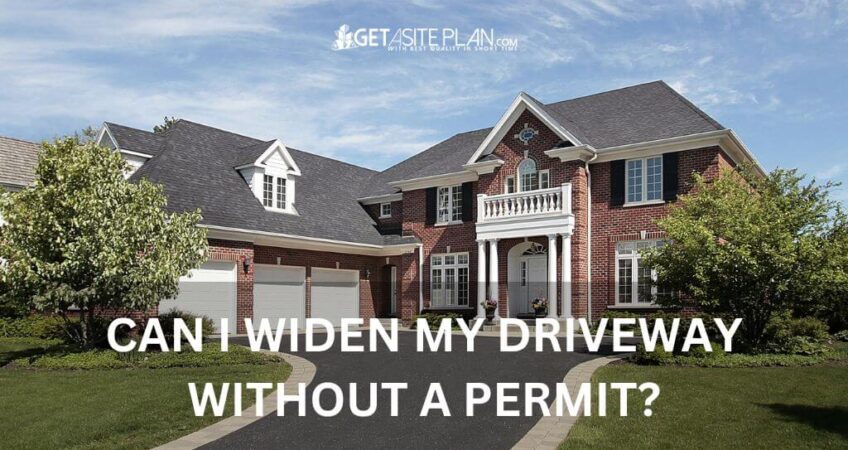 Can I widen my driveway without a permit?