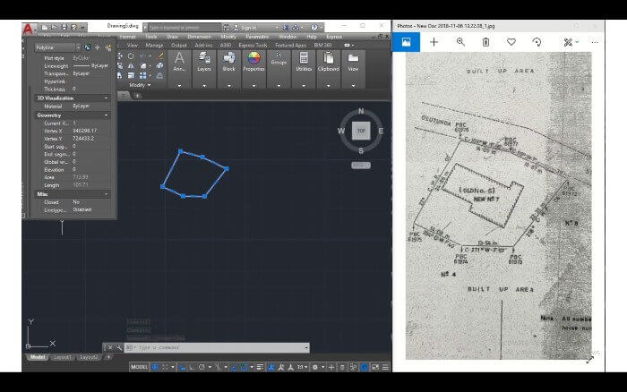 AutoCAD plot drawing