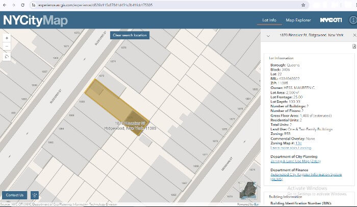 Collect property line information and measurements