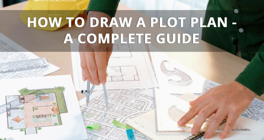 How to draw a plot plan