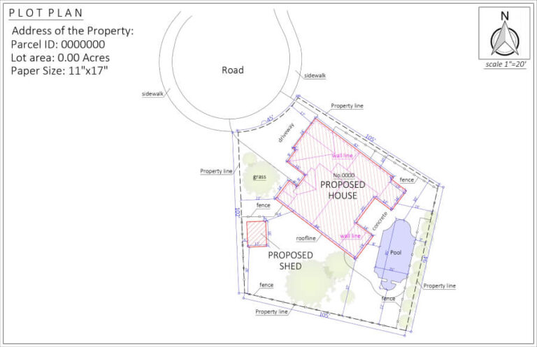 Plot Plan – What Is It and How To Create One - Get A Site Plan