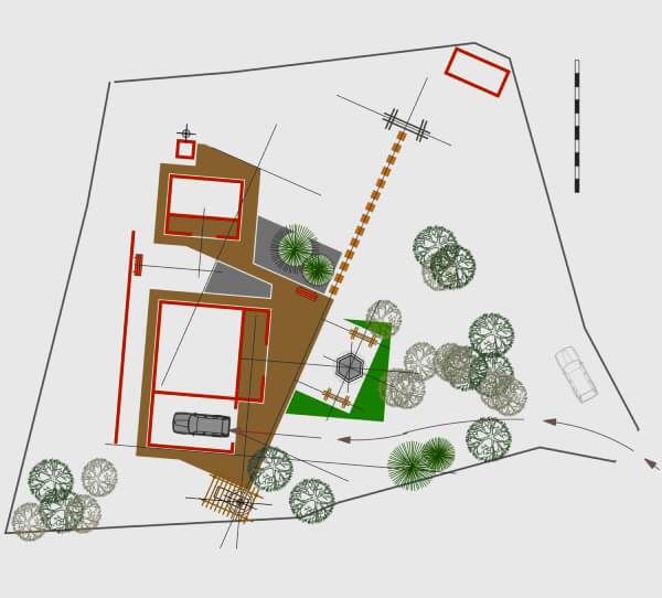 Layout plot plan meaning