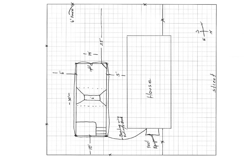 Sketch For A New swimming pool