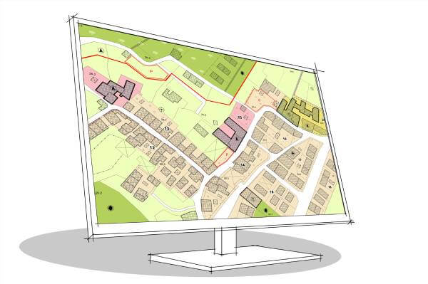 Apps and software for designing land layouts