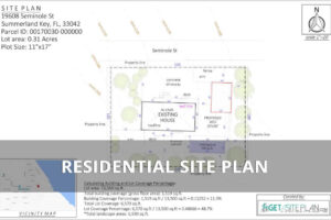 Residential site plan examples & uses