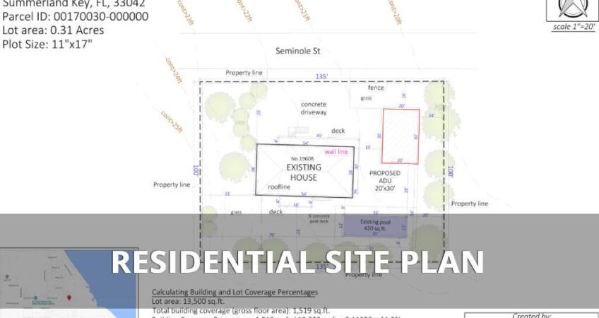 Residential site plan examples & uses