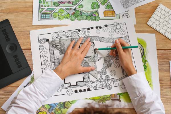 Examples of site layout design and drafting Site layout design and drawing examples