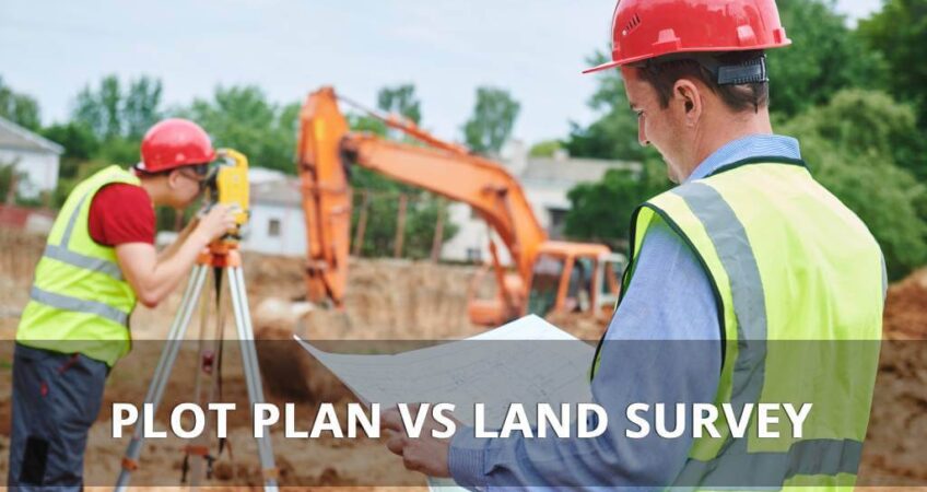 Plot plan and land survey differences