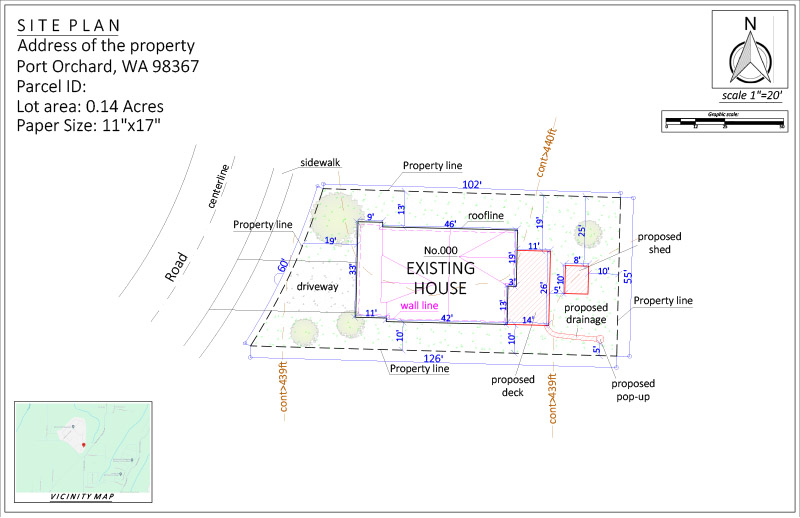 Site Plan For Hoa & County Permitting