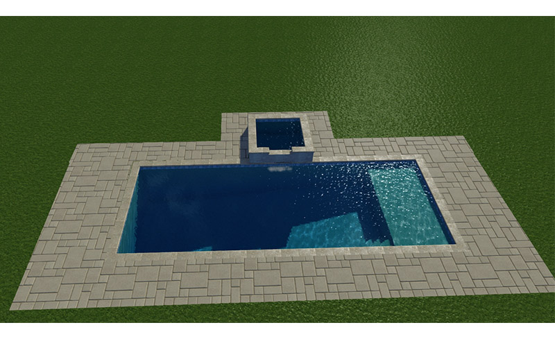 Sketch - New Pool And Spa Installation