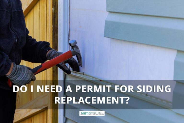 Do I need a permit to replace siding?