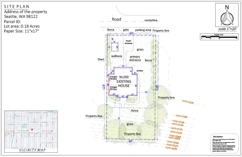 Site Plan For A New Fence Permit