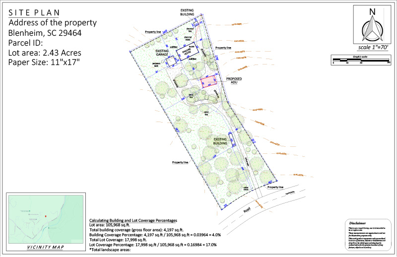 Site Plan For Well & Septic Permit