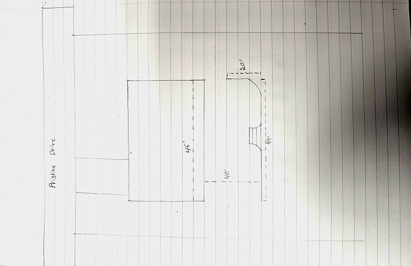Sketch For Retaining Wall Permit