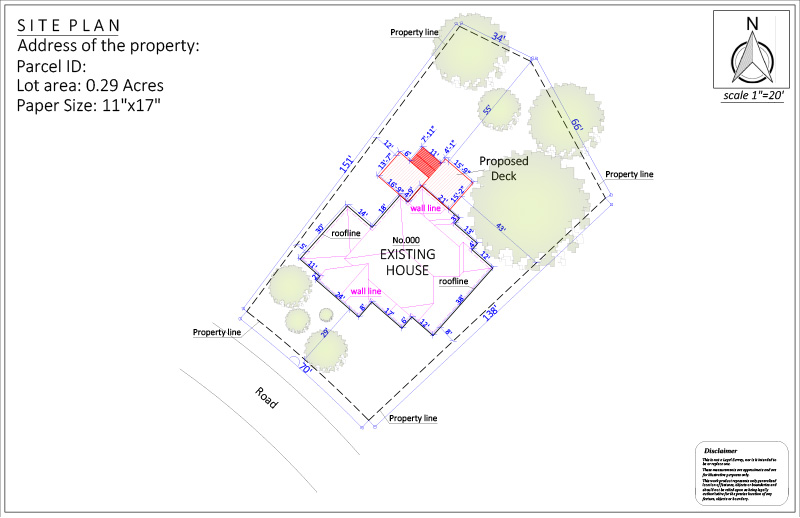 Site Plan Approved for a New Deck