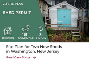Permitted Development Shed Shed Permit Site Plan (Plot Plan) | 6-24 hour Delivery