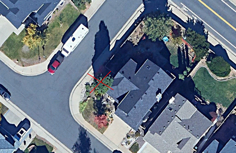 Sketch Site Plan for Tree Removal