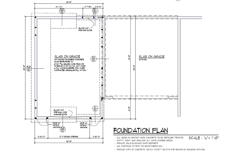 Sketch for Garage Addition