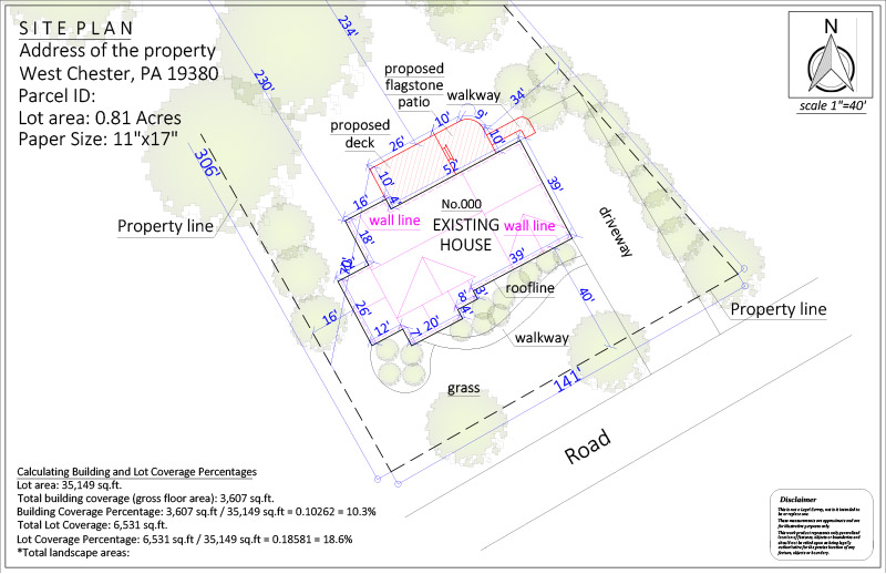 Site Plan Approved for a Deck & Patio 2