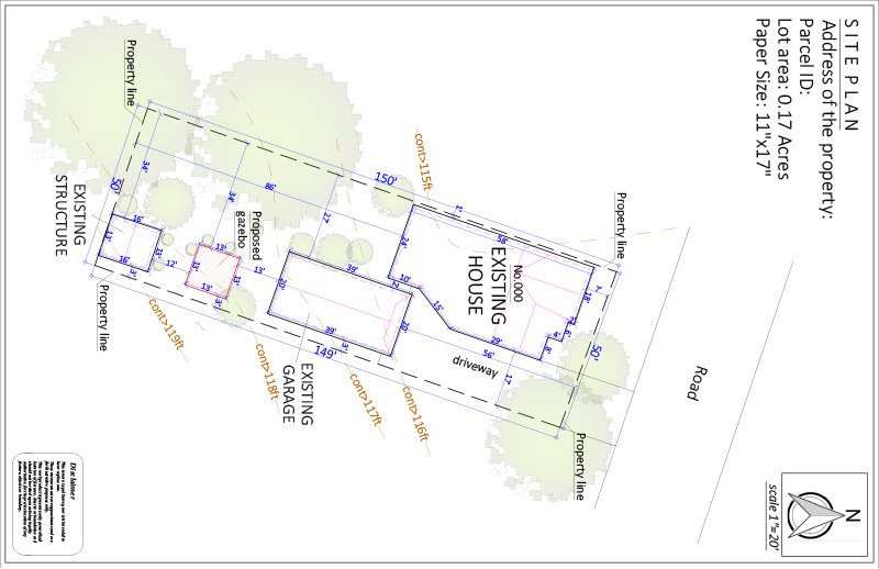 Site Plan Approved for a Gazebo Permit