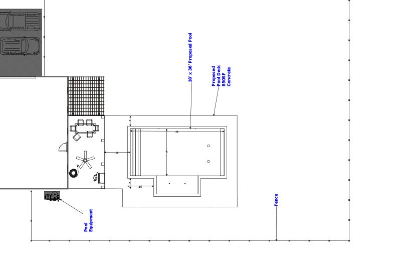 Sketch for an Inground Pool