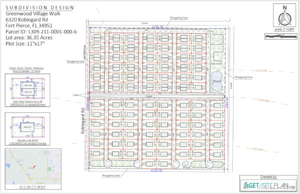 Subdivision design that meets all plan requirements