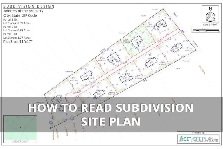Read Subdivision Site Plan