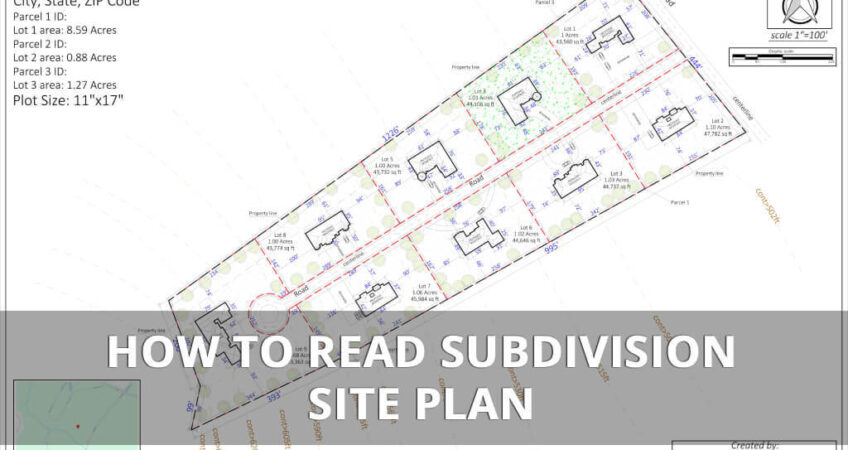 Read Subdivision Site Plan