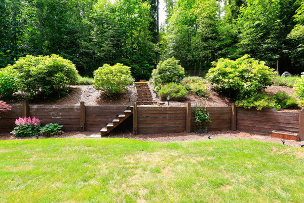 Permit for landscaping slopes or steep hillsides