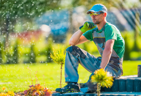 Permit for installing irrigation systems or sprinklers in your backyard