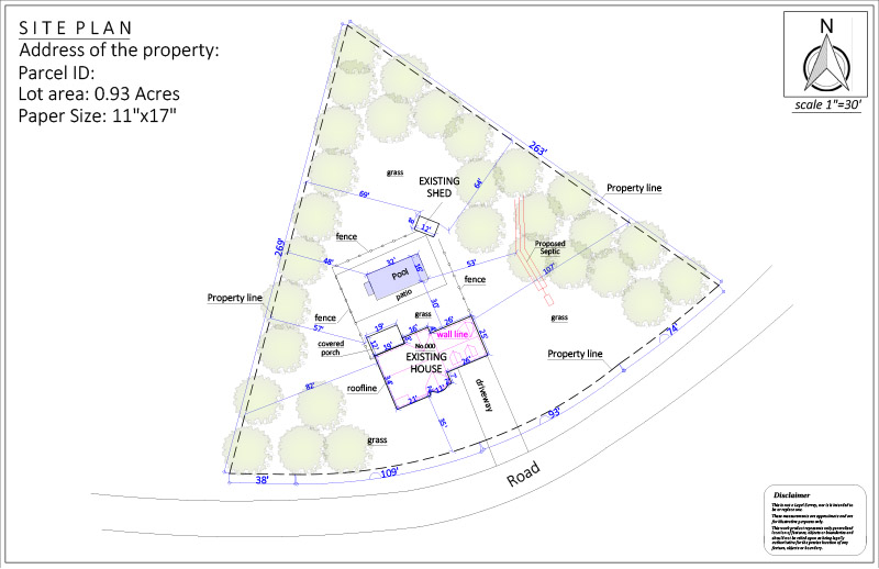 Site Plan Approved for a Septic Permit