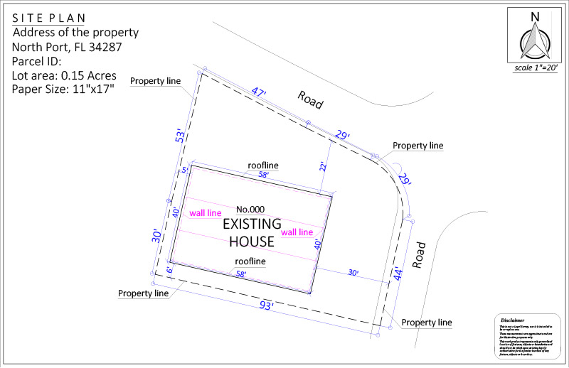 Site Plan for a Short Term Rental Permit