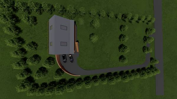 3D site plan rendering example