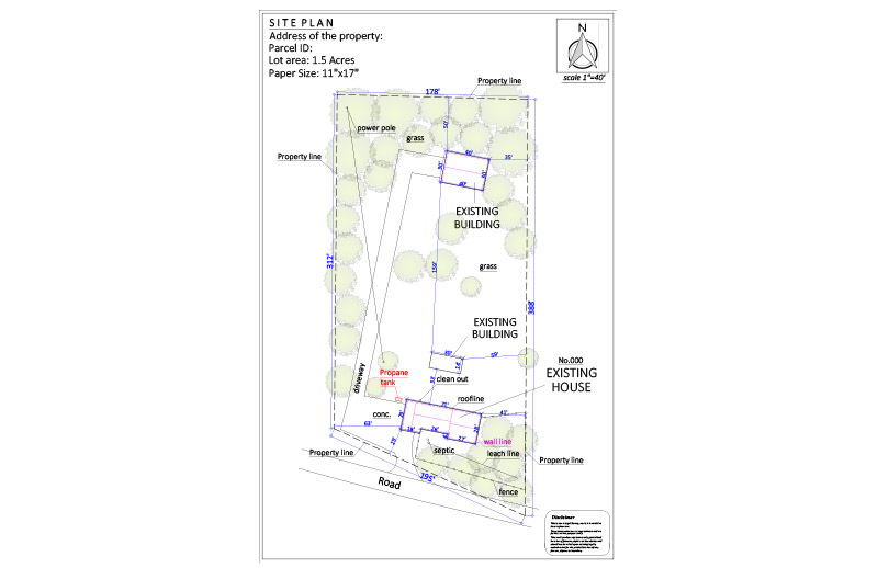 Propane Tank Permit Site Plan