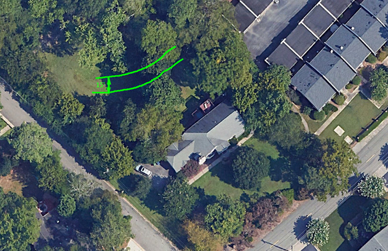 Sketch for a Retaining Wall