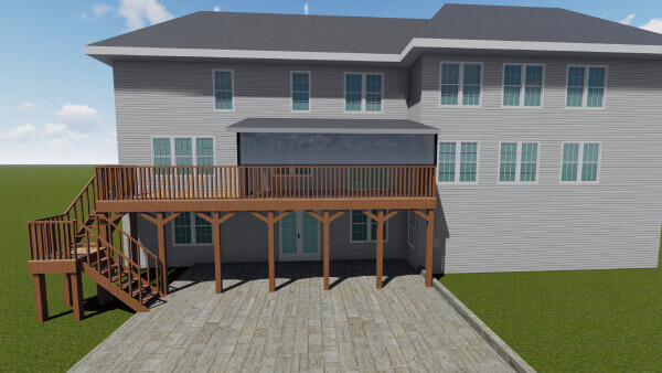 Deck plan render