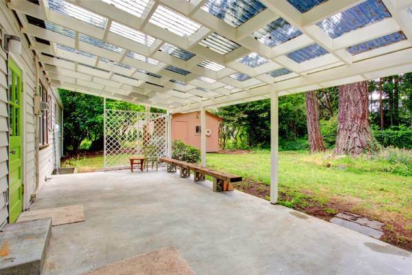 Easy covered porch design Easy covered porch ideas