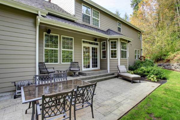 Large backyard patio ideas