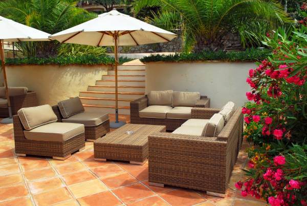 Outdoor patio design