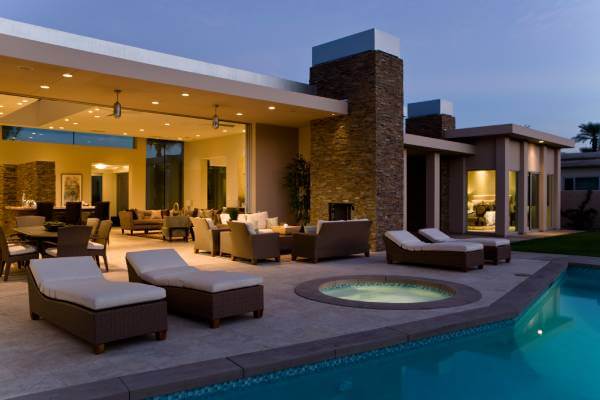 Poolside patio ideas