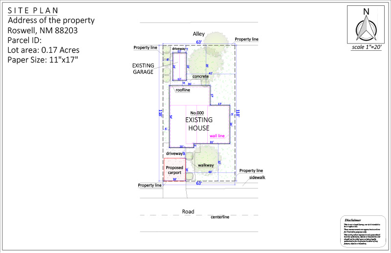 Construction Permit Site Plan