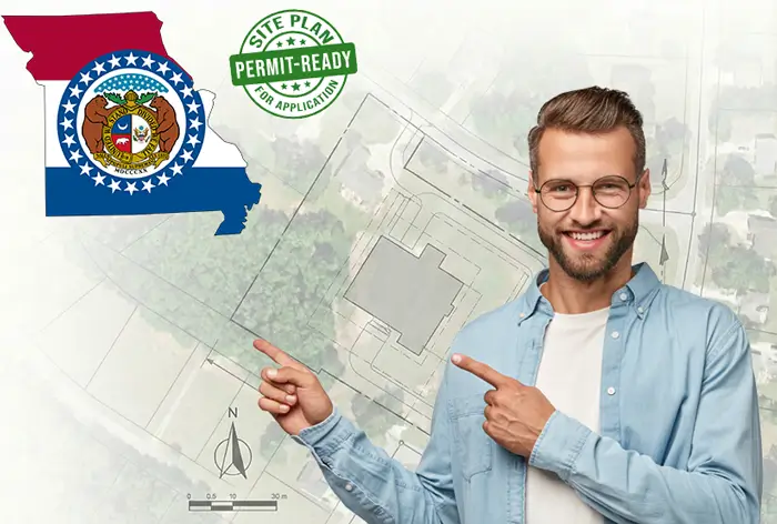 Missouri site plans for permits and HOA - drafted online