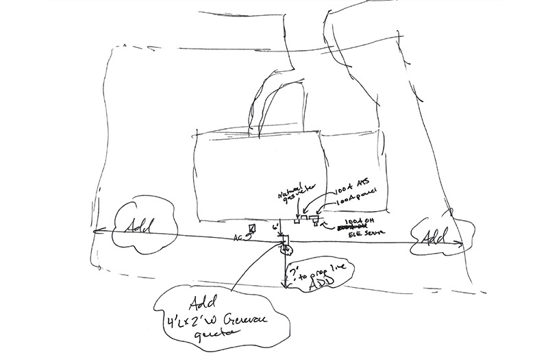 Sketch for Generator Permit