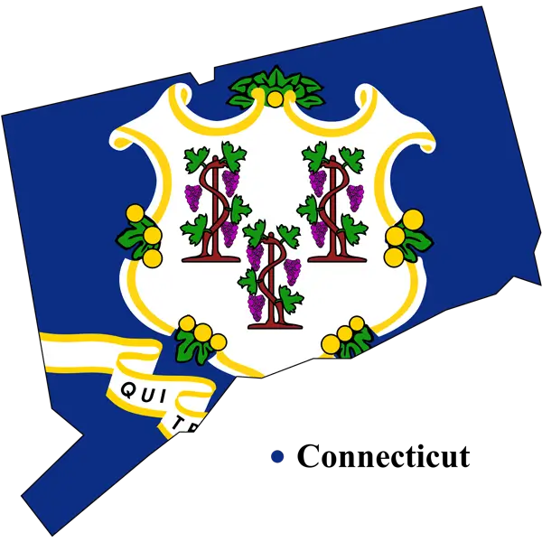 Connecticut state map – we serve all 8 counties